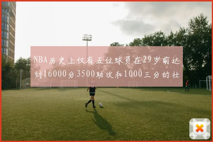 NBA历史上仅有五位球员在29岁前达到16000分3500助攻和1000三分的壮举